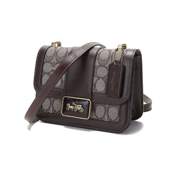 Coach fabric cowhide single shoulder crossbody bag - Image 2