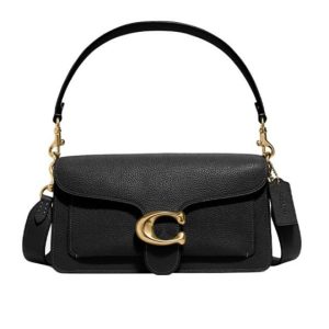 Coach Black Leather Shoulder Bag
