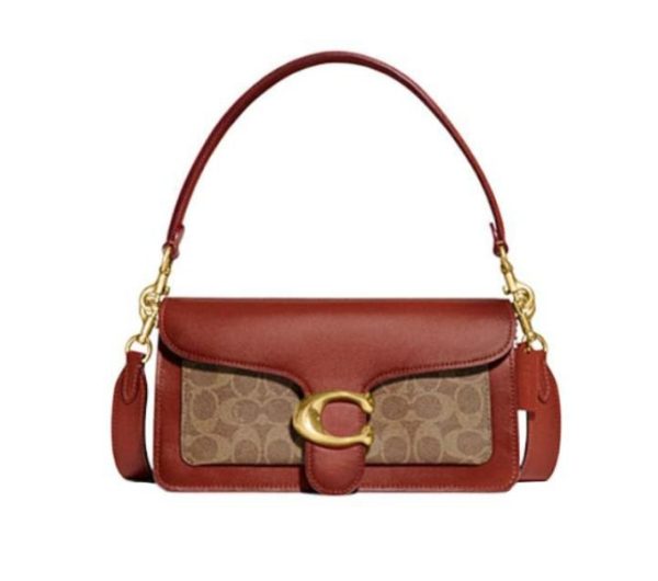 Coach leather shoulder bag