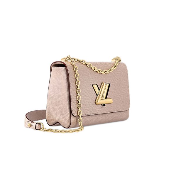 LV medium-sized egg lime water ripple cowhide single shoulder crossbody chain bag - Image 2