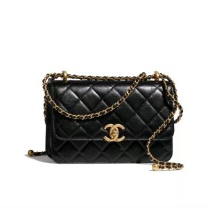 Chanel Little Golden Ball Chain Mini Shoulder Cross Bag