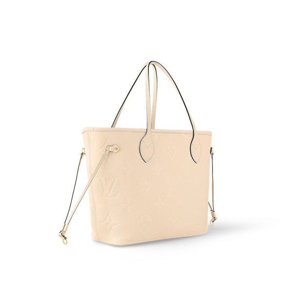 LV beige embossed cowhide shoulder tote bag - Image 2