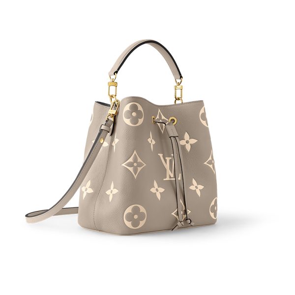 LV Pigeon Grey Leather Vintage Medium Shoulder Bag - Image 2