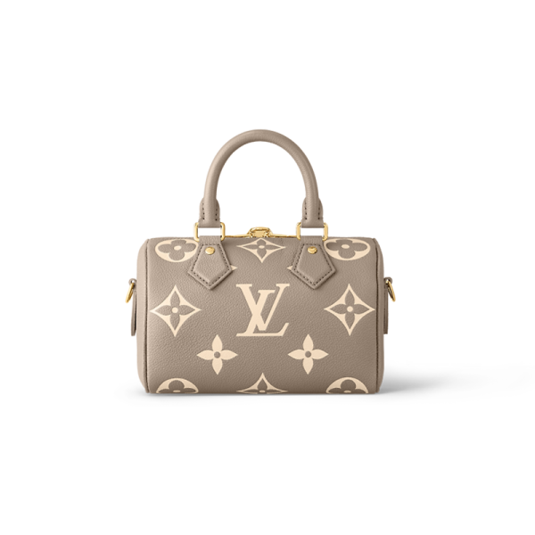 LV embossed cowhide zipper opening shoulder bag - Image 3