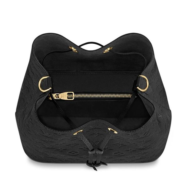 LV Medium Black Cow Leather Red Shoulder Cross Shoulder Handbag - Image 3