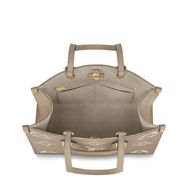 LV Medium Elephant Grey/Milk White Two tone Shoulder Handbag - Image 3