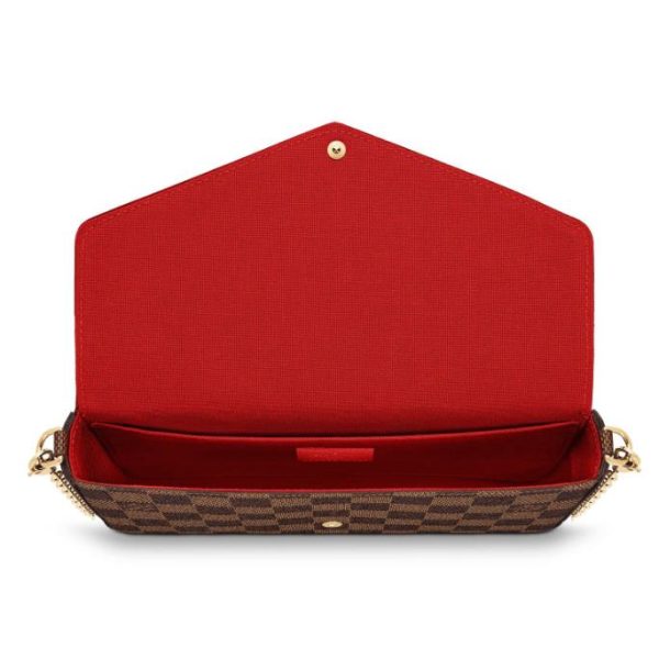 LV checkerboard chain shoulder bag - Image 3