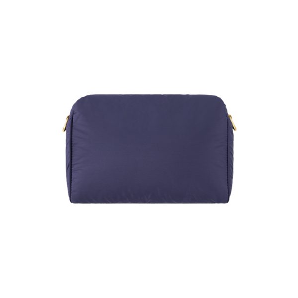 LV navy blue nylon with leather magnetic buckle crossbody bag - Image 3