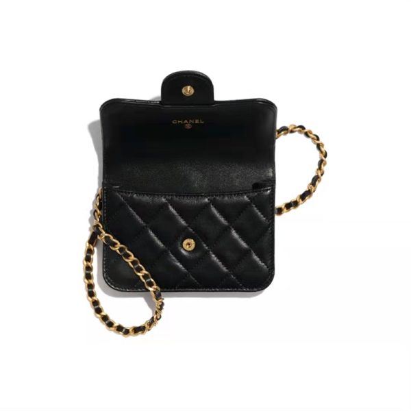 Chanel Mini Handle Chain Card Bag - Image 2