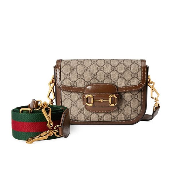 Gucci mini beige canvas retro flip shoulder crossbody bag - Image 3