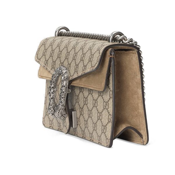 Gucci small canvas double G tiger head buckle shoulder crossbody bag - Image 3