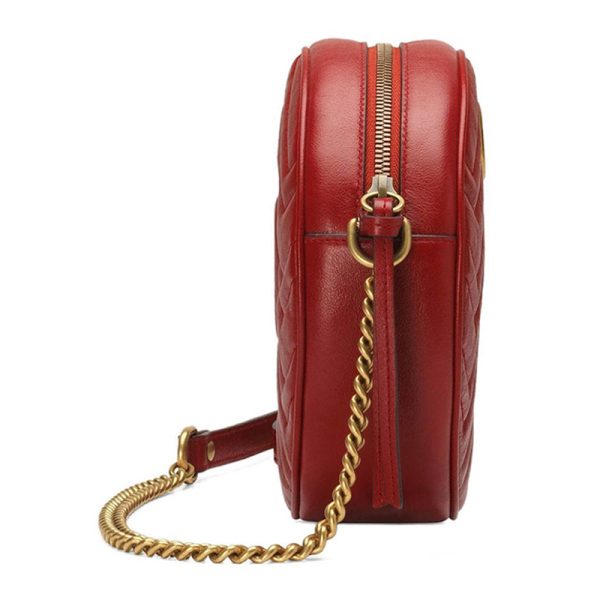 Gucci Mini Bull Leather Round Chain Shoulder Slant Bag - Image 3