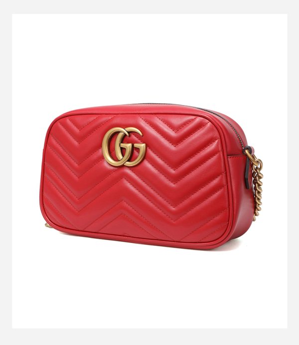 Gucci small cowhide classic double G chain bag - Image 3