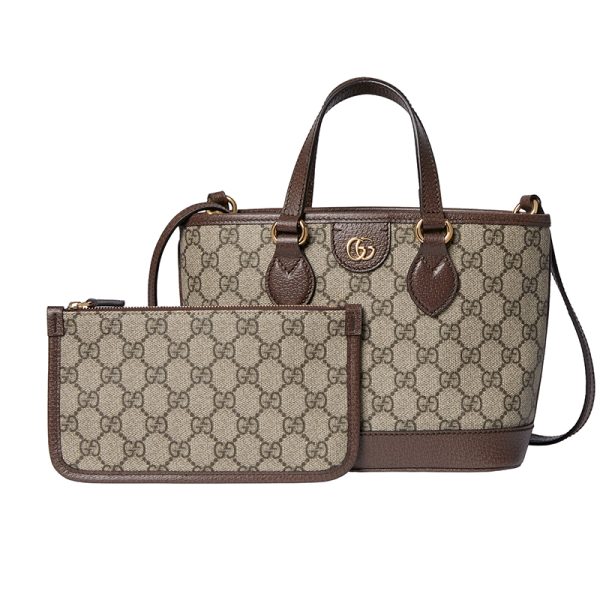 Gucci Mini Beige Canvas GG Pattern Handbag - Image 3