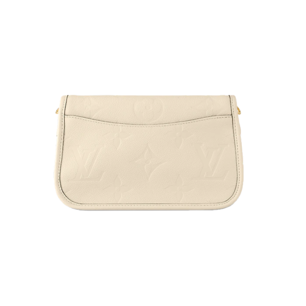 LV cream white grain cowhide shoulder bag - Image 3