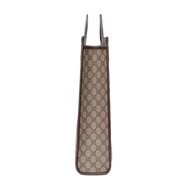 Gucci Double G Printed Metal Accessories Canvas Handbag - Image 3