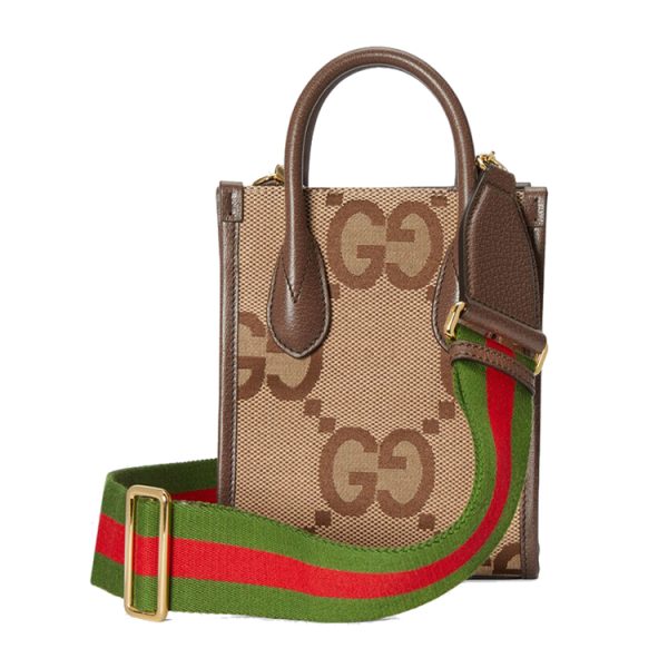 Gucci Double G Pattern Mini Tote Bag - Image 3
