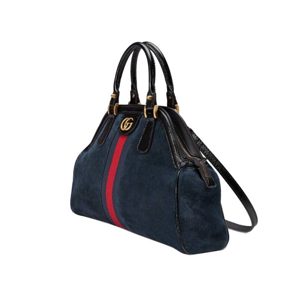 Gucci vintage leather handbag material - Image 3