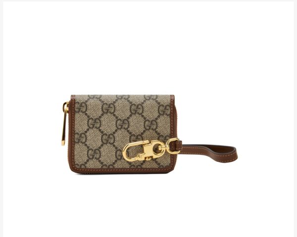 Gucci ebony canvas single shoulder handbag - Image 3