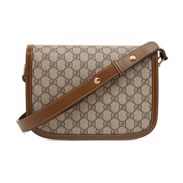 Gucci printed canvas horseneck buckle shoulder crossbody bag - Image 3