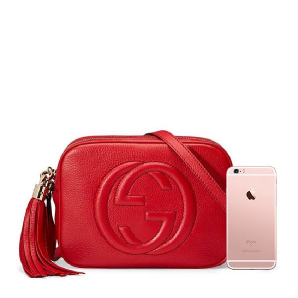 GUCCI Red Shoulder Bag - Image 3
