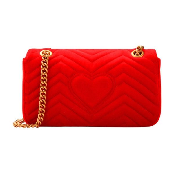 GUCCI Red Shoulder Bag - Image 3
