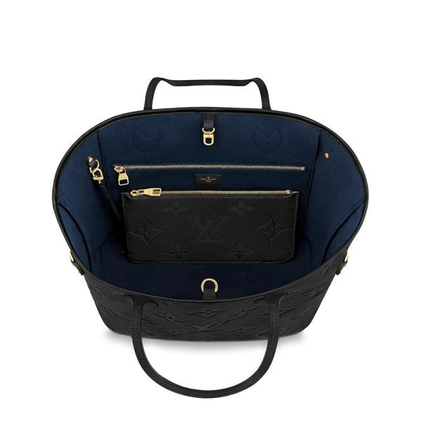 LV black embossed cowhide single shoulder diagonal cross bag - Image 3