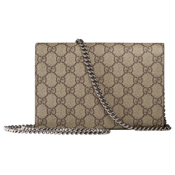Gucci Brown Horseshoe Buckle Chain Bag - Image 3