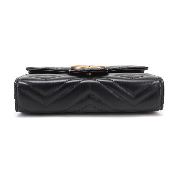 Gucci black leather shoulder crossbody bag - Image 3