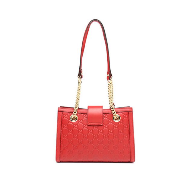 Gucci red cowhide single shoulder diagonal cross bag - Image 3