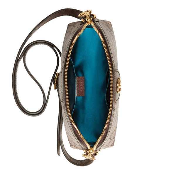 Gucci woven flower single shoulder diagonal shell bag - Image 3
