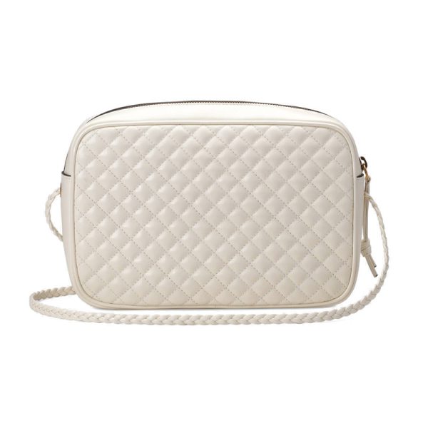 Gucci Leather Red Green Striped Cross Shoulder Bag - Image 3
