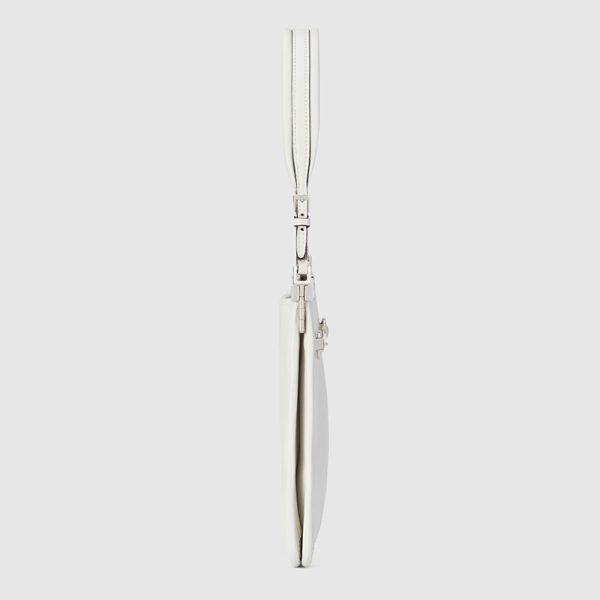 Gucci white leather adjustable shoulder bag - Image 3