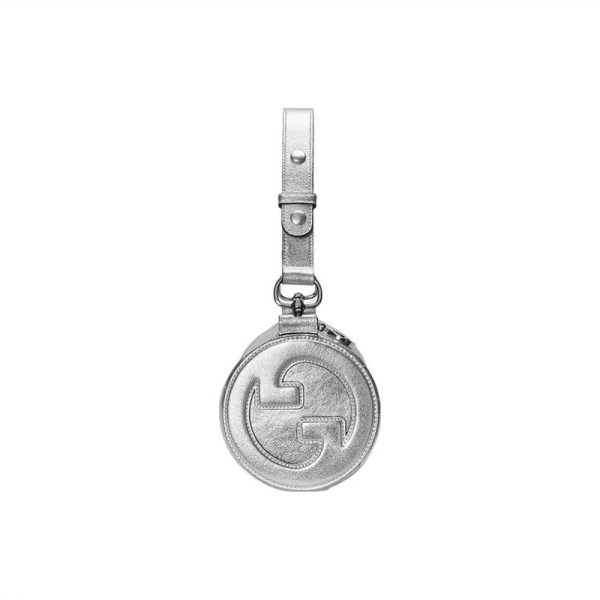 Gucci Silver Leather Shoulder Bag - Image 3