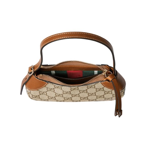 Gucci Mini Brown Shoulder Bag - Image 3
