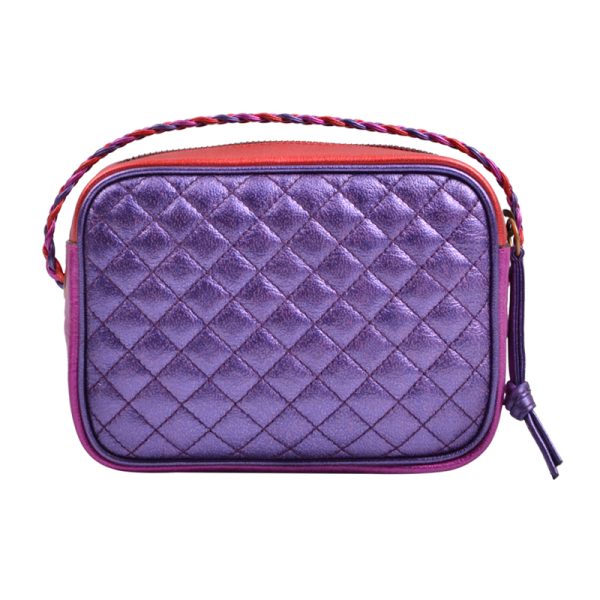 Gucci cowhide embossed woven bag, single shoulder crossbody bag - Image 3