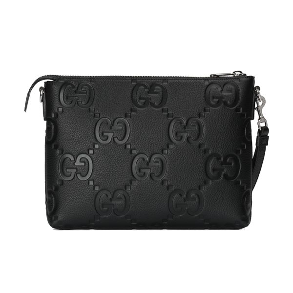 Gucci Medium Black Leather Shoulder Bag - Image 3
