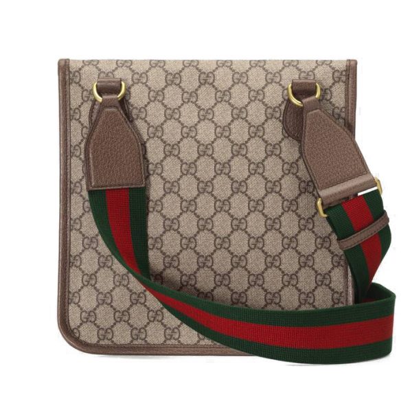 Gucci canvas/leather GG medium mailman bag - Image 3