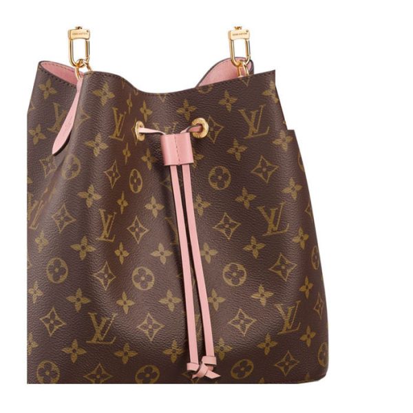 LV brown presbyopia canvas bucket hand-held shoulder bag - Image 3
