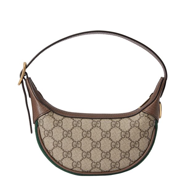 Gucci Mini Beige Ebony Canvas Shoulder Bag with Leather - Image 3