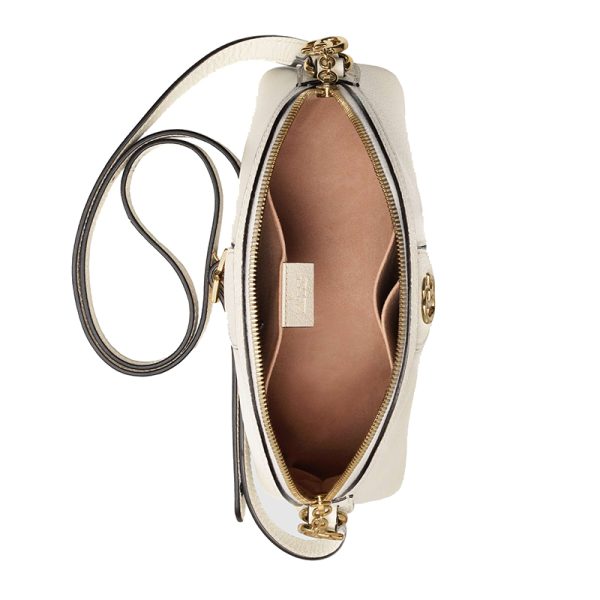 Gucci white leather handbag, crossbody shoulder bag - Image 3