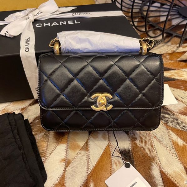 Chanel Little Golden Ball Chain Mini Shoulder Cross Bag - Image 2
