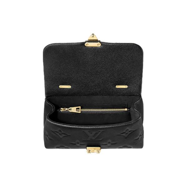 LV Mini Black Grain Leather Shoulder Bag - Image 3