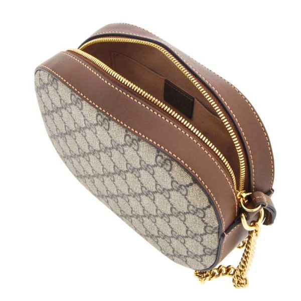Gucci Brown Canvas Handheld Shoulder Bag - Image 3