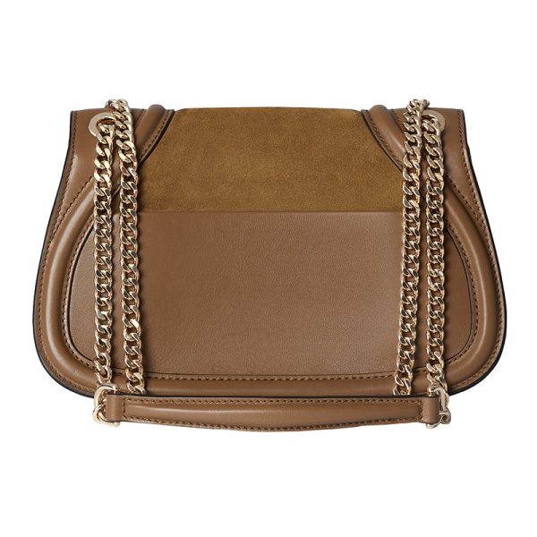 Gucci Small Brown Suede Shoulder Bag - Image 3