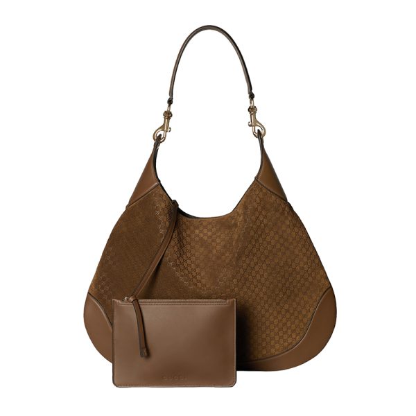 Gucci Medium Brown Leather Shoulder Bag - Image 3