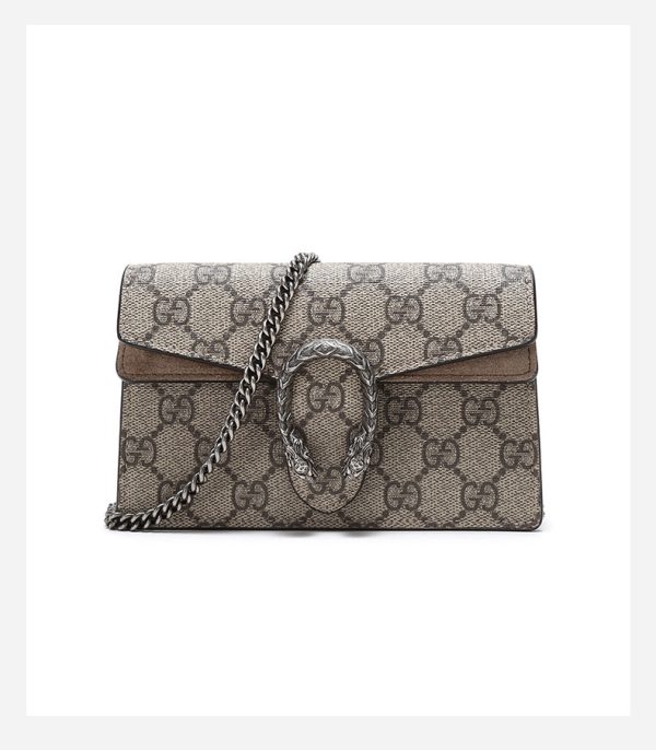 Gucci mini canvas chain crossbody bag