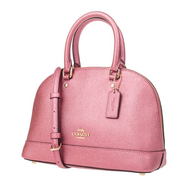 Coach small pearl powder cowhide shoulder crossbody bag - Image 3