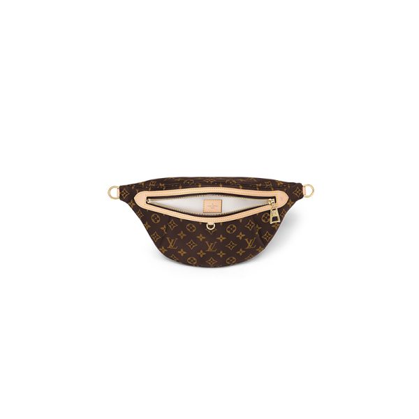 LV Brown Special Canvas Zipper Detachable Shoulder Strap Shoulder Bag - Image 3