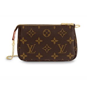 LV old color women's handbag
